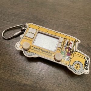 Magic School Bus mini etch a sketch keychain